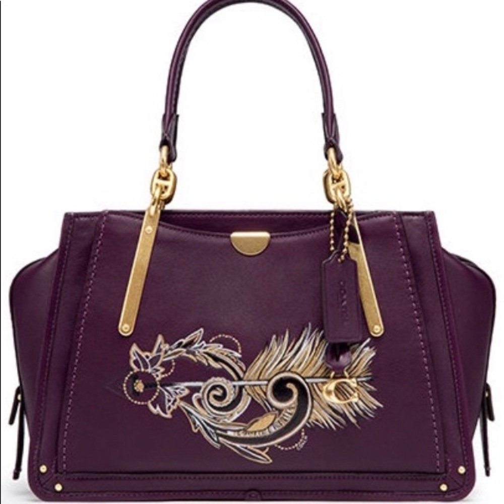 coach x chelsea limited edition purple crossbody